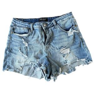 Judy Blue Women's Distressed Blue Jean Shorts